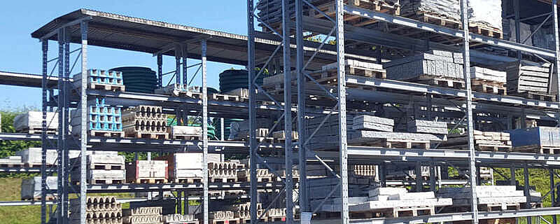 estanterias de paletizacion con techo