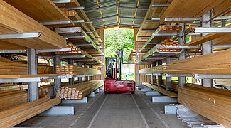 Estantería cantilever para cargas largas