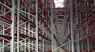 estantería de paletización móvil