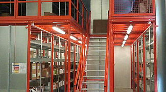 estanterias de compartimentos