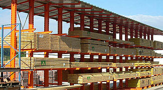 estanterias con techos